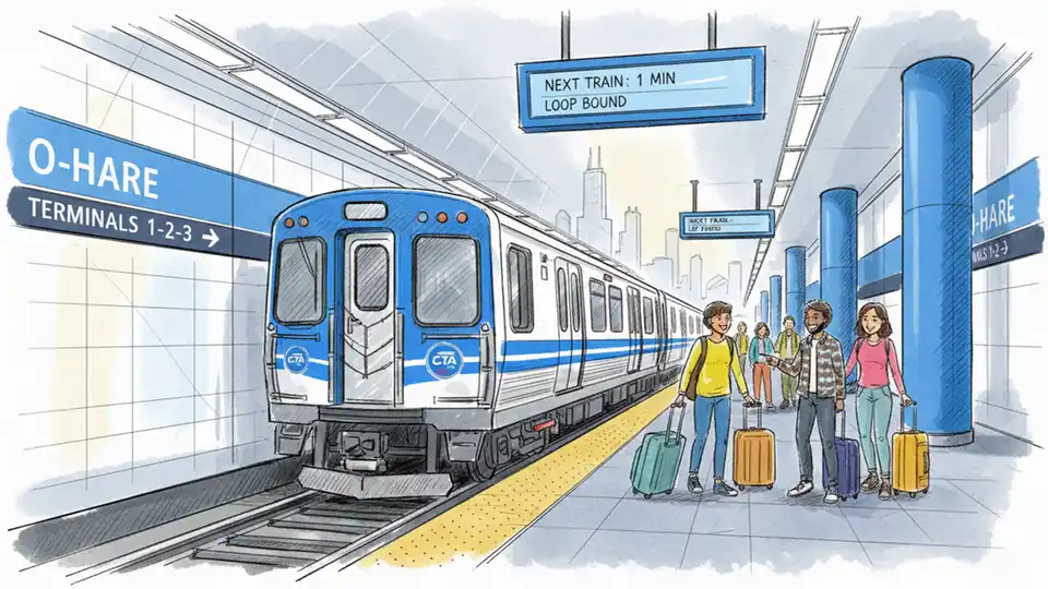 CTA Blue Line Restores Airport Access with Shuttles