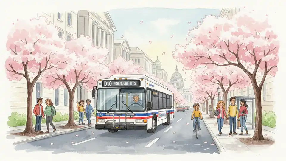 Metro Adjusts Routes for Cherry Blossom Festival