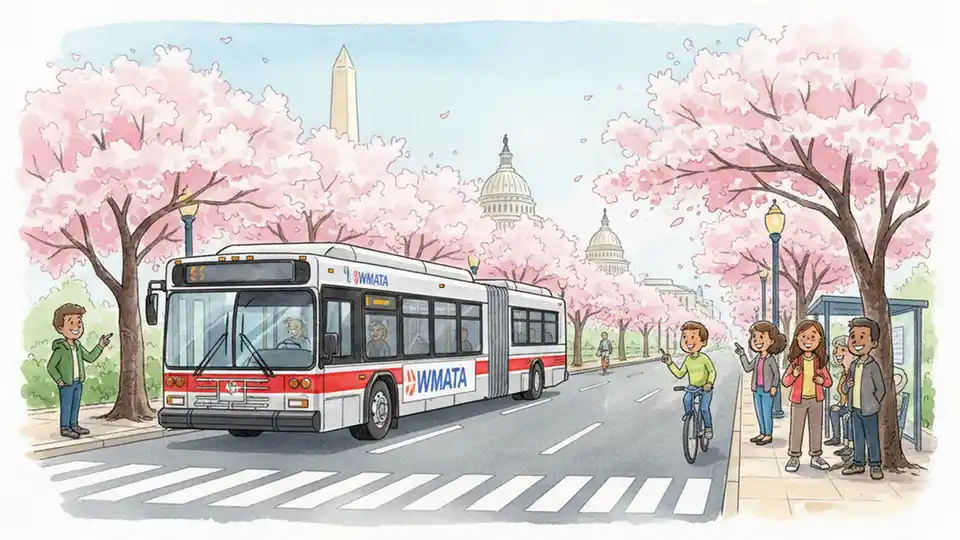 Metro Adjusts 9 Routes for Cherry Blossom Parade