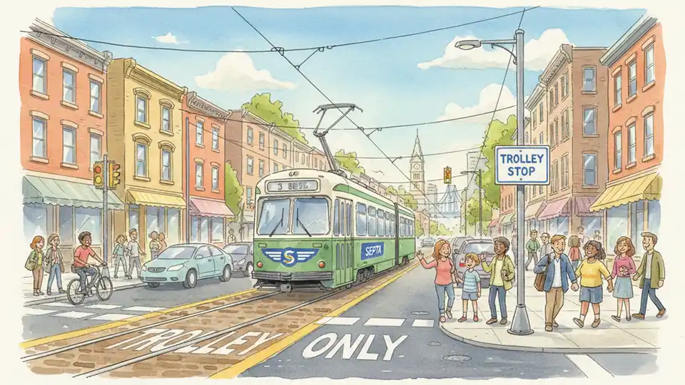 Philadelphia Trolleys Strengthen Reliability with Lane Enforcement