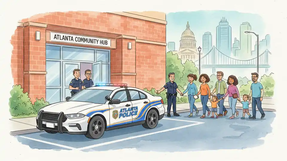 Atlanta Police Offer Shuttles to Town Hall