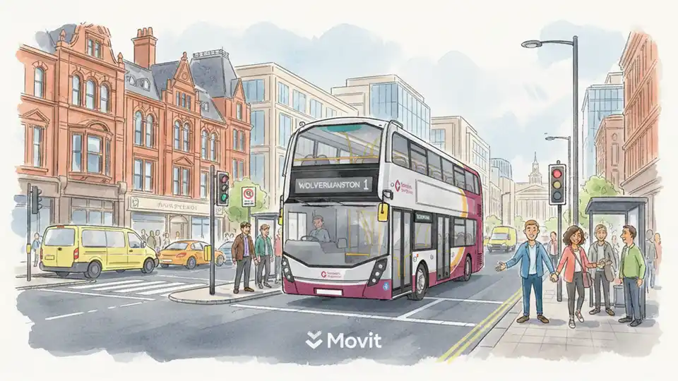 Wolverhampton Buses Adjust for Utility Work