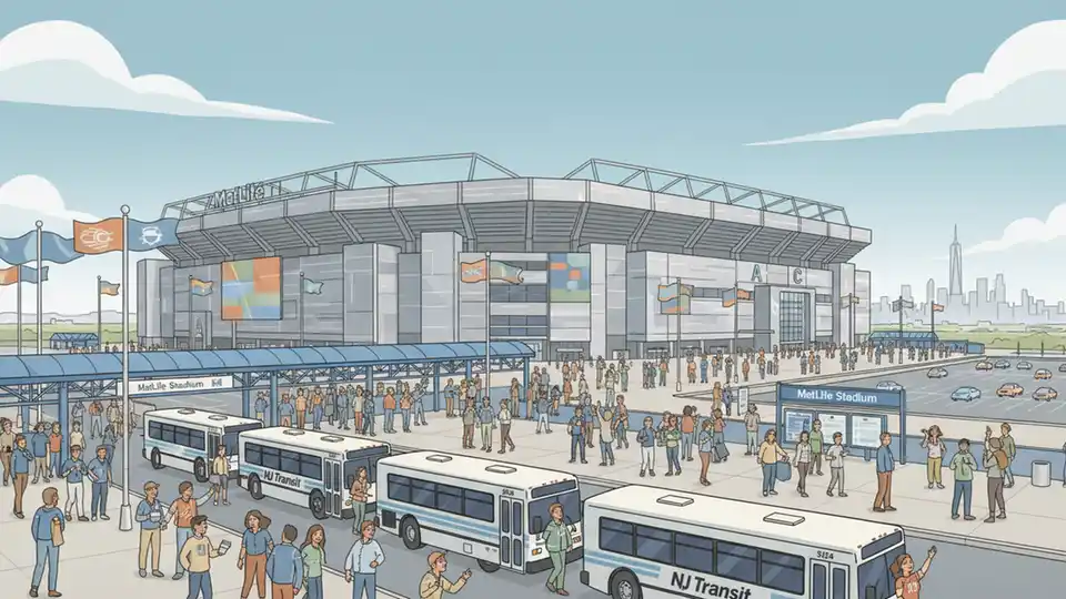 MetLife Stadium Shifts to Transit-Only for World Cup