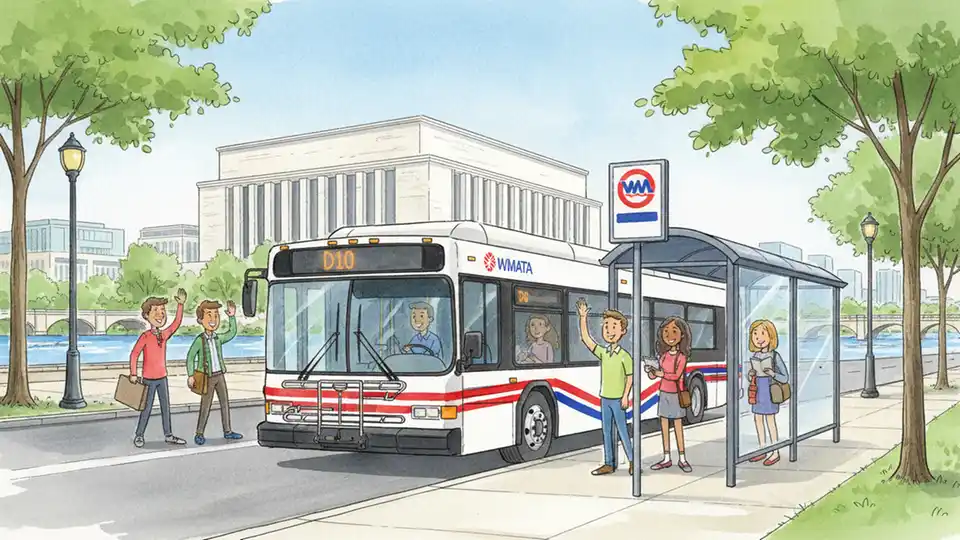 WMATA D10 Adjusts Route for Kennedy Center Event