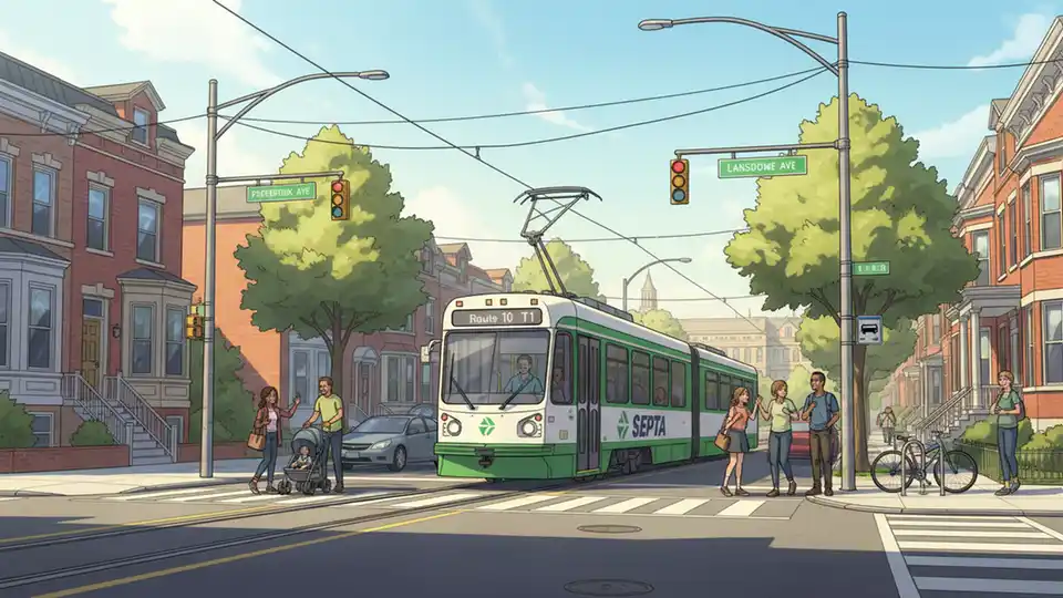 SEPTA Restores T1 Service After Overbrook Derailment