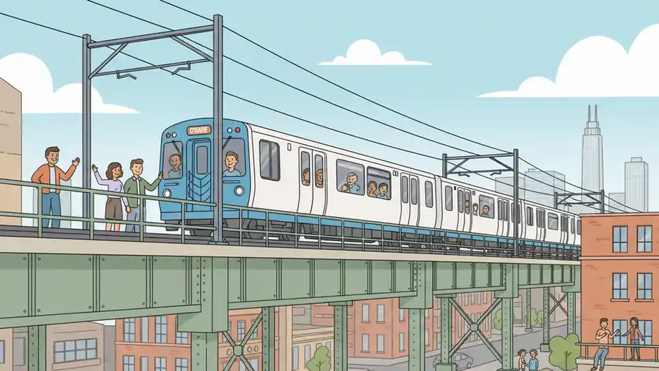 Chicago Blue Line Coordinates Shuttle After Outage