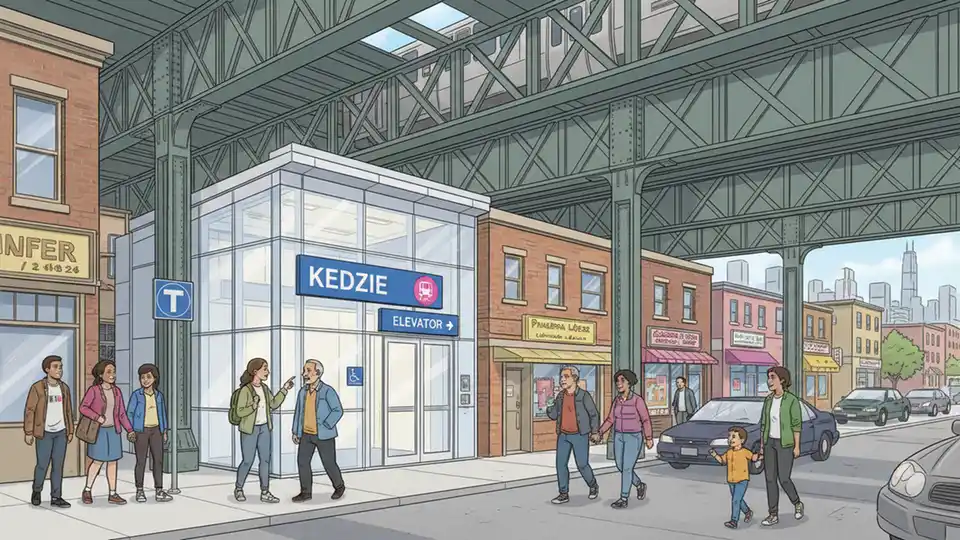 CTA Works to Restore Pink Line Elevator Access