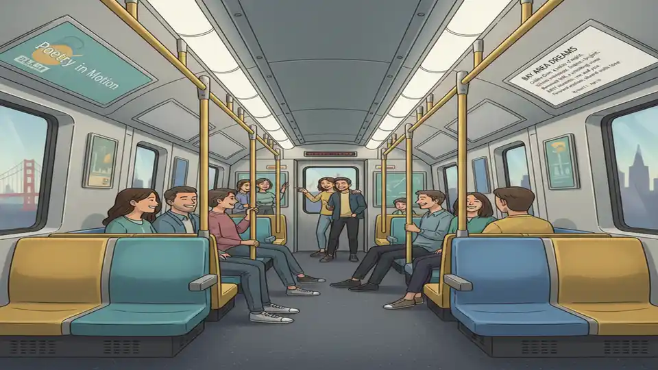 BART Showcases Student Writing on Trains