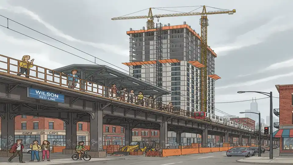 Chicago Cuts Parking Rules to Boost Transit Housing