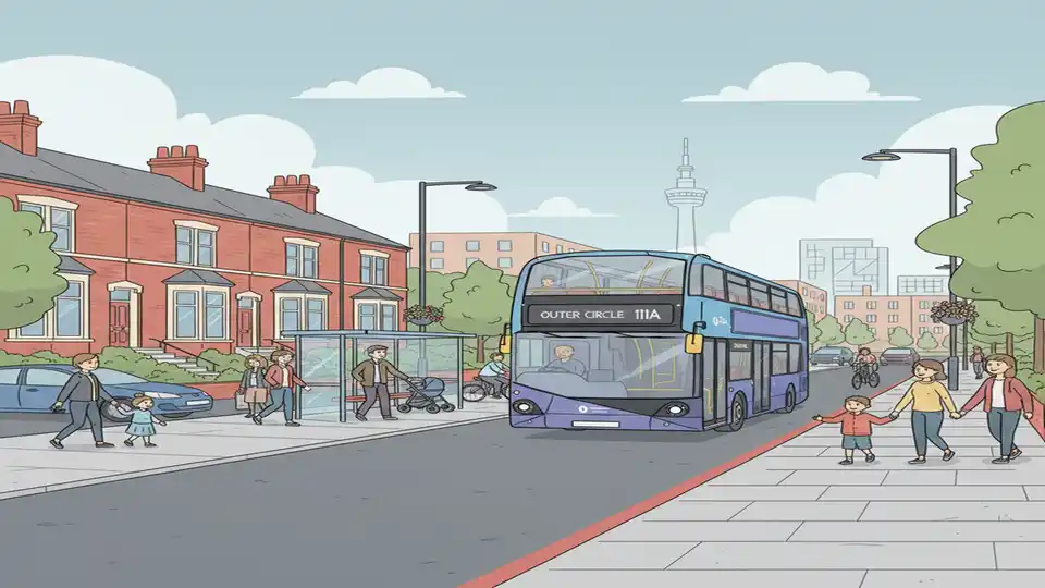 West Midlands Buses Reroute for Highway Work