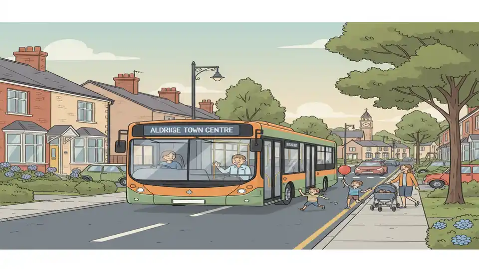 Aldridge Buses Reroute for Water Infrastructure Work