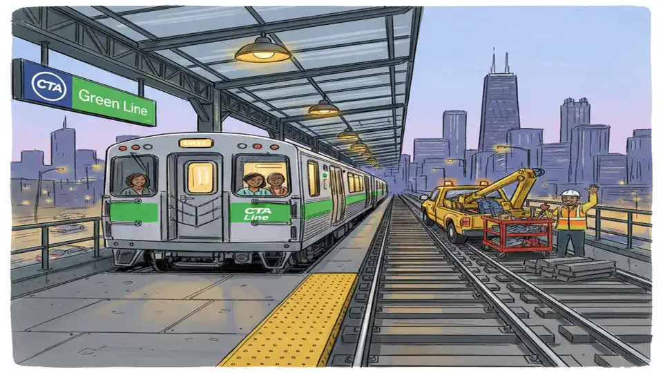 Blue Line Track Work Maintains System Safety