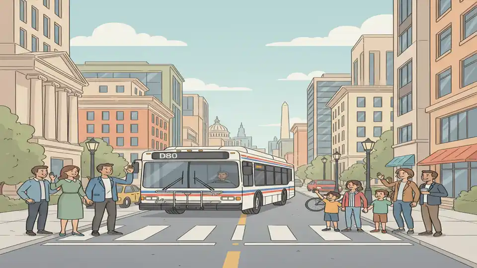 DC D80 Bus Reroutes for Festival Overnight