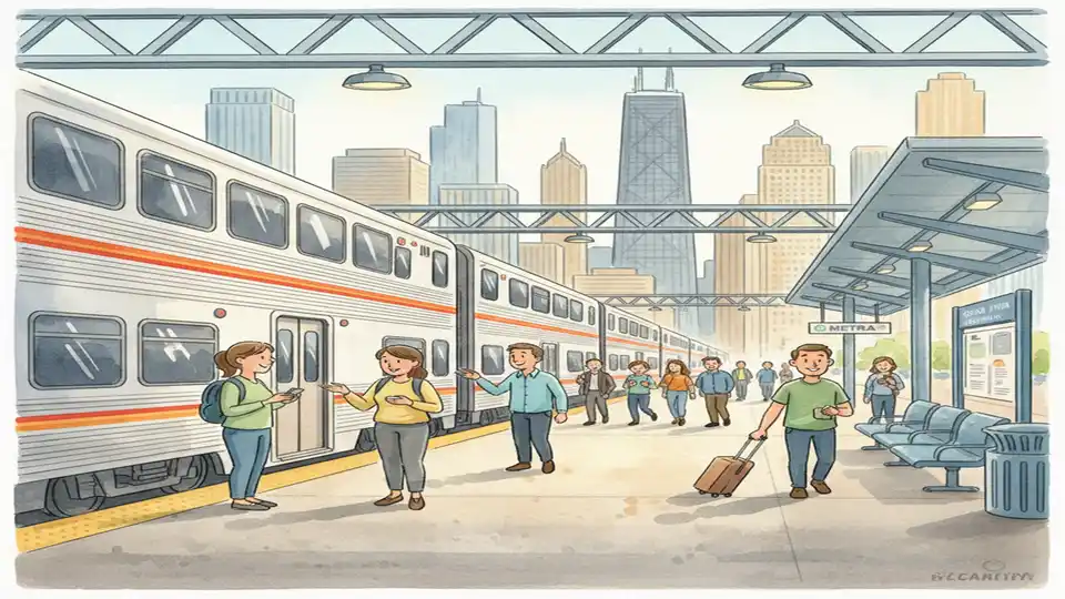 Metra Tests Pre-Boarding Ticket Checks in Chicago