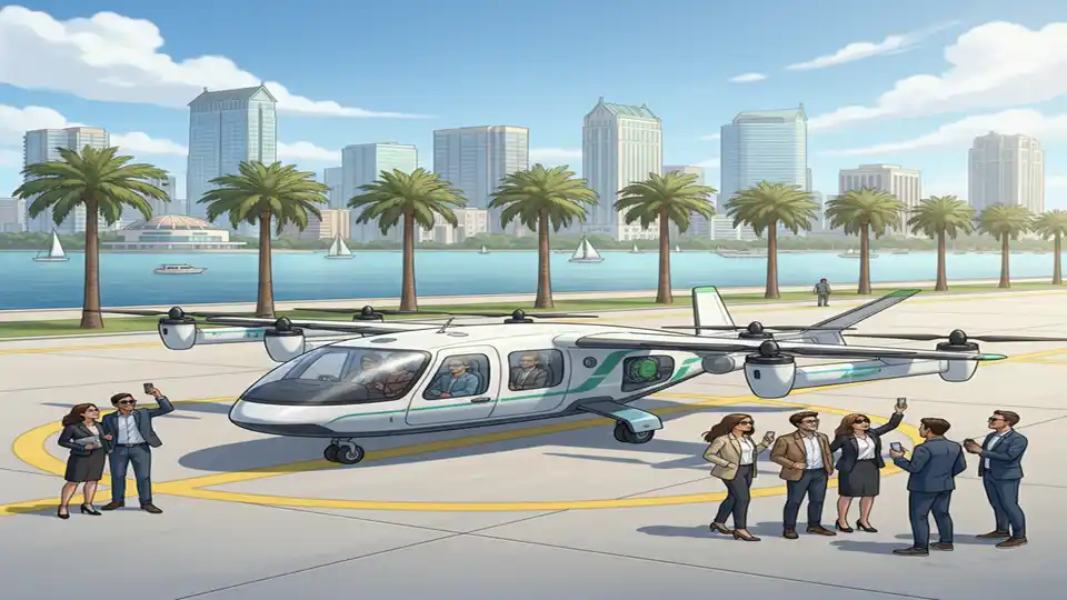 St. Pete Airport Tests Electric Air Taxi Hub