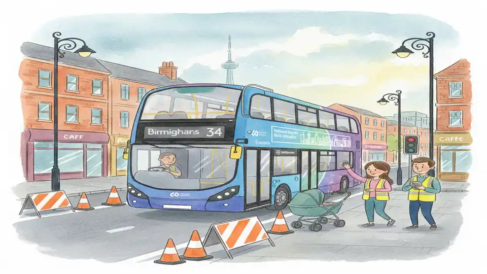Birmingham Routes Adjust for Road Maintenance