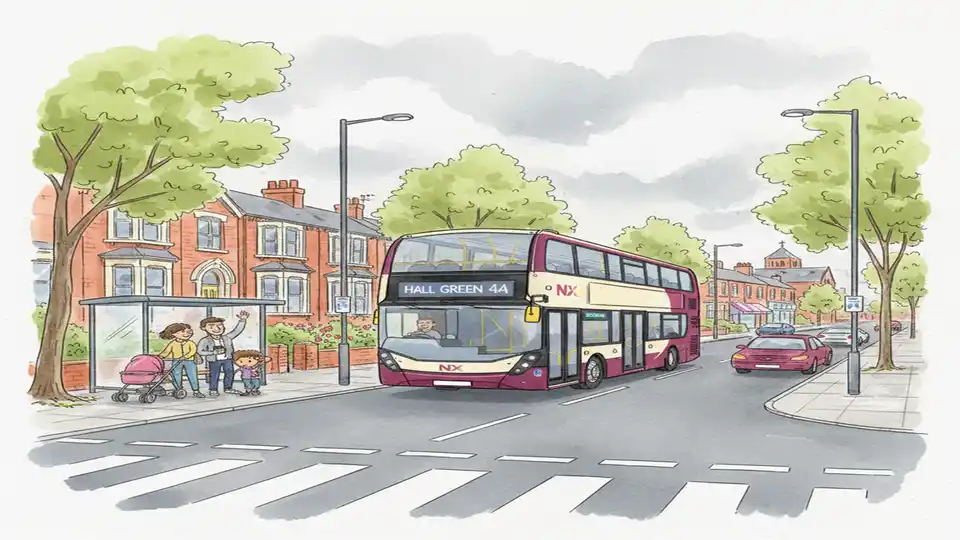 Hall Green Bus Routes Detour for Repairs