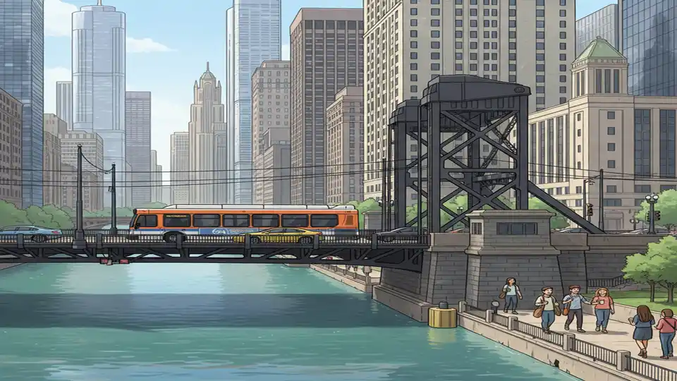 Chicago N20 Bus Reroutes for Bridge Maintenance