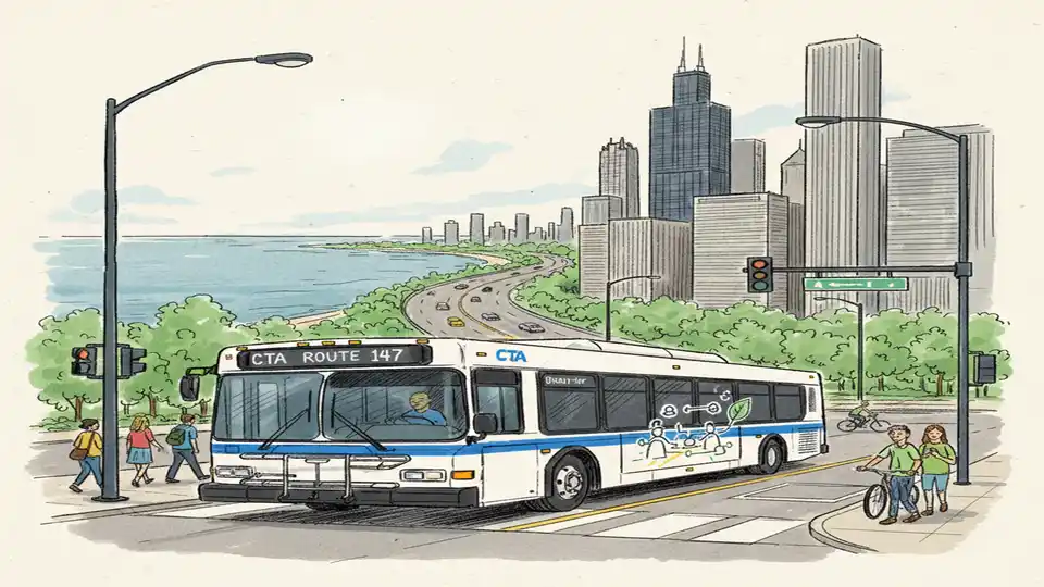 CTA Route 77 Adjusts for Lakefront Construction
