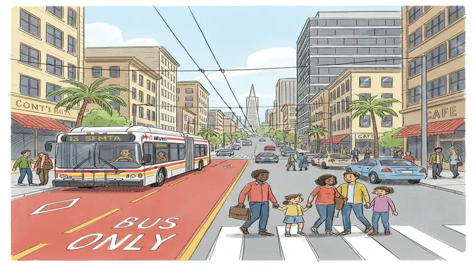 SF Sets Hearing on Transit Lane Enforcement Changes