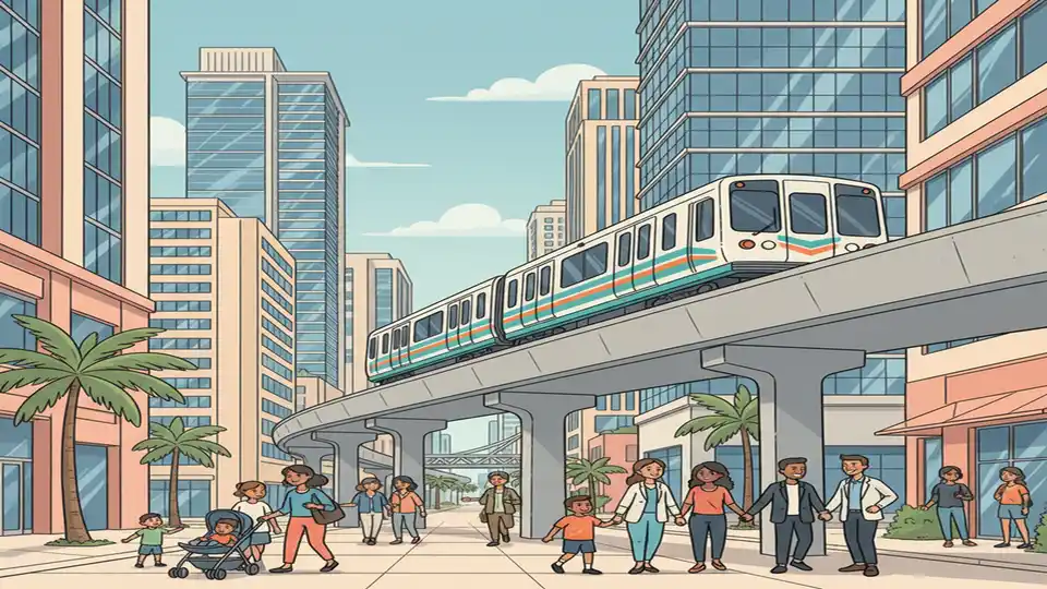 Miami Metromover Maintenance Pauses Two Loops in April