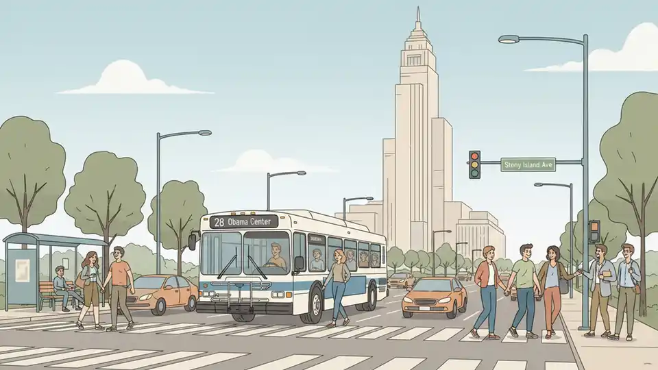 Chicago CTA Extends Route to Obama Center