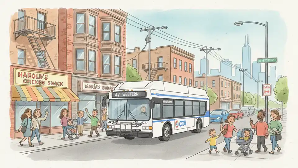 Chicago CTA Reroutes Buses for Police Activity