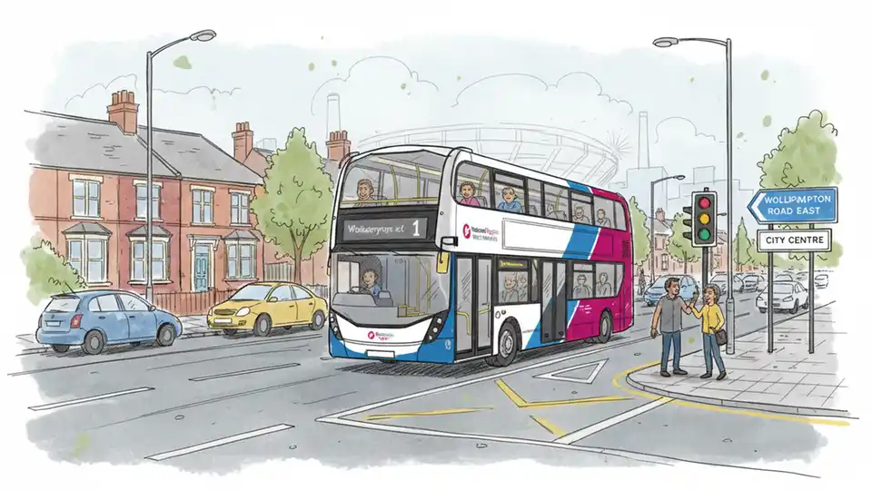Wolverhampton Service 1 Reroutes for Road Repairs