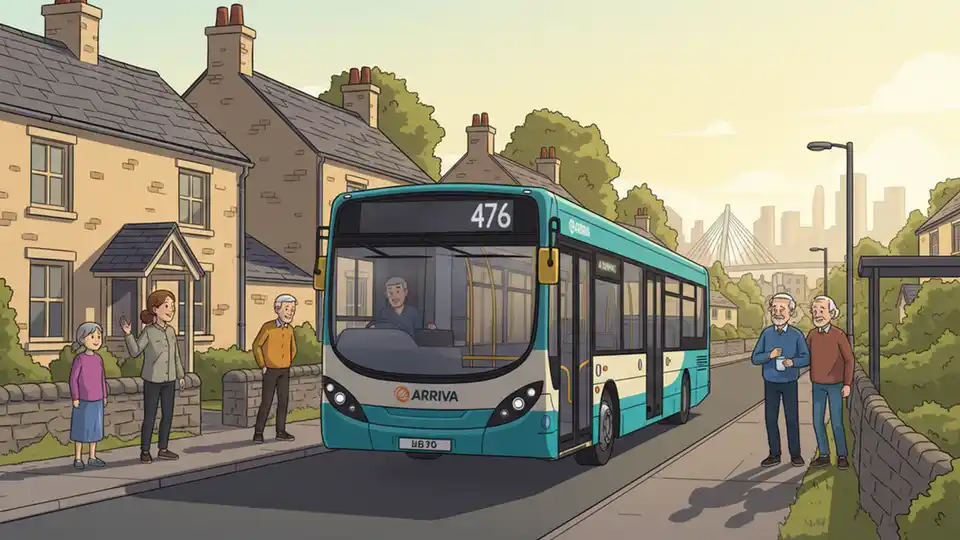 Yorkshire Route 476 Adapts for Road Work