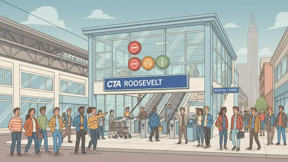 CTA Roosevelt Elevator Out, Repairs Underway