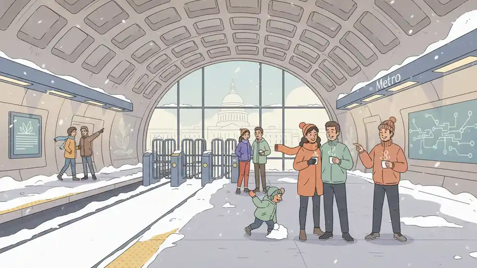 DC Metro Adapts Service During Historic Blizzard