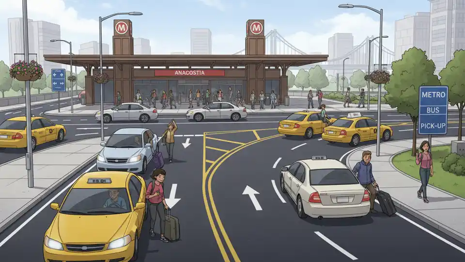 Anacostia Metro Access Maintained During Lane Work