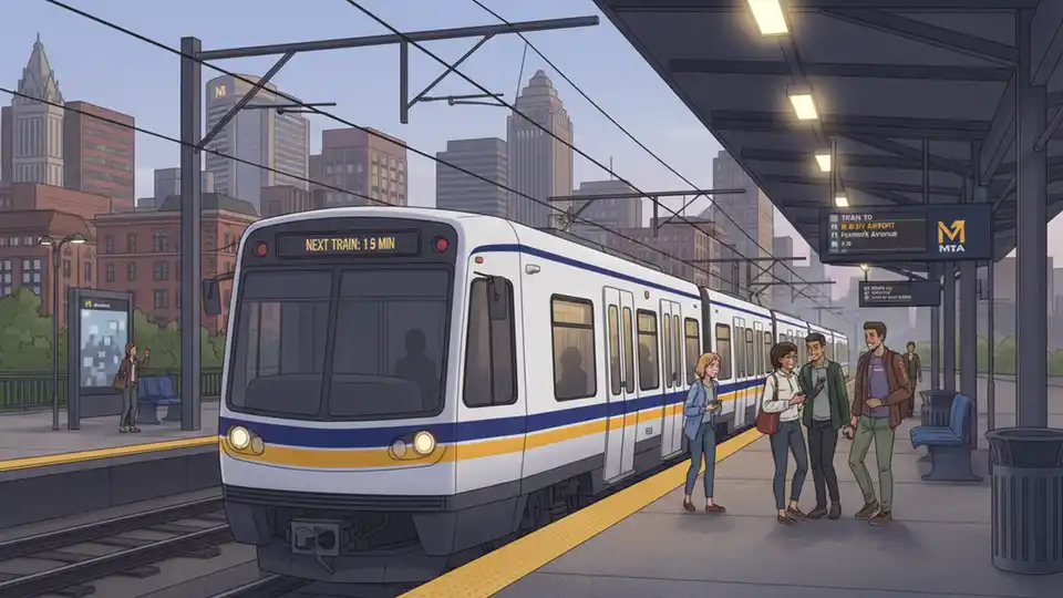 MTA Light Rail Maintains Track for System Reliability