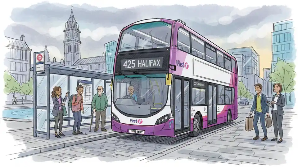 Bradford Route 425 Adjusts for Vaisakhi Parade
