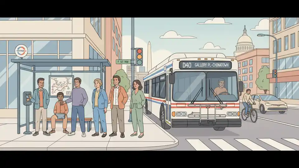 DC Bus Stop Closes Two Years for Construction
