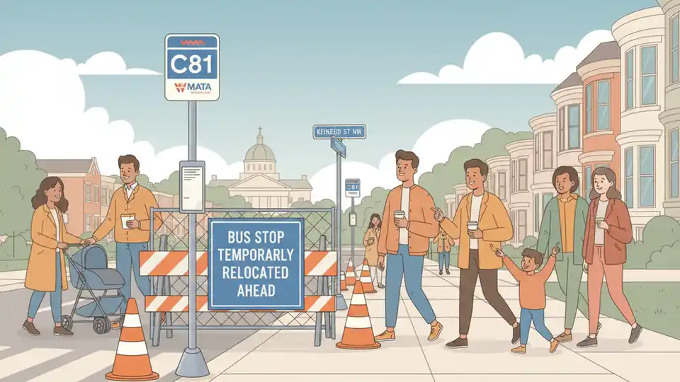 WMATA Adjusts C81 Service for Kennedy St Work