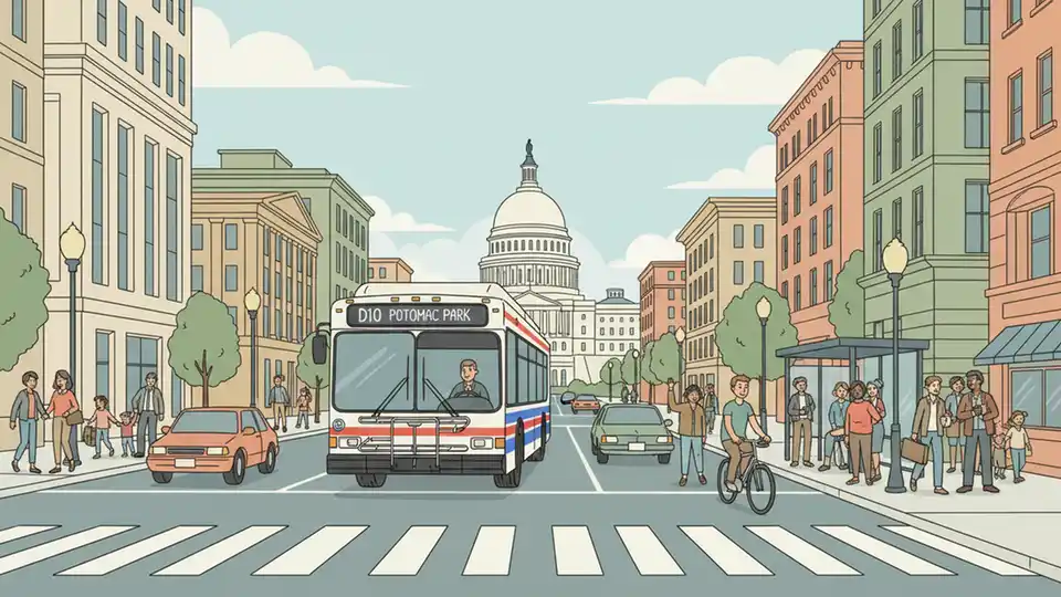 DC D10 Bus Reroutes for Weekend Event