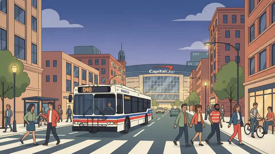 DC Metro D40 Reroutes for Arena Concert