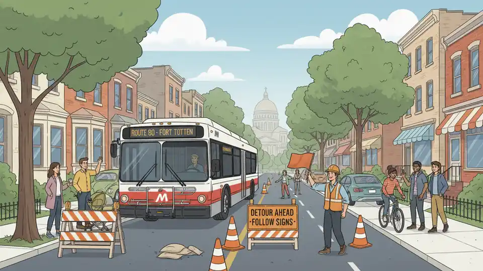 WMATA C37 Detours for Sinkhole Repair Work