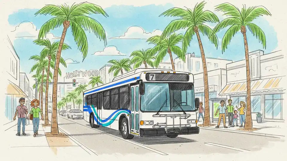 BCT Route 7 Detours Around Harrison Street Work