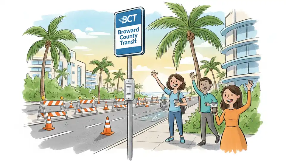 A1A Stop Closed as Construction Reshapes Access