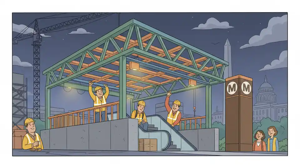 Metro Upgrades Arlington Cemetery Station Infrastructure