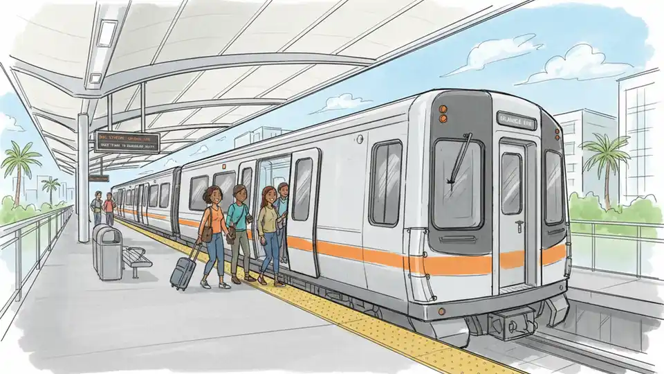 Miami Metrorail Boosts Service for Stadium Access