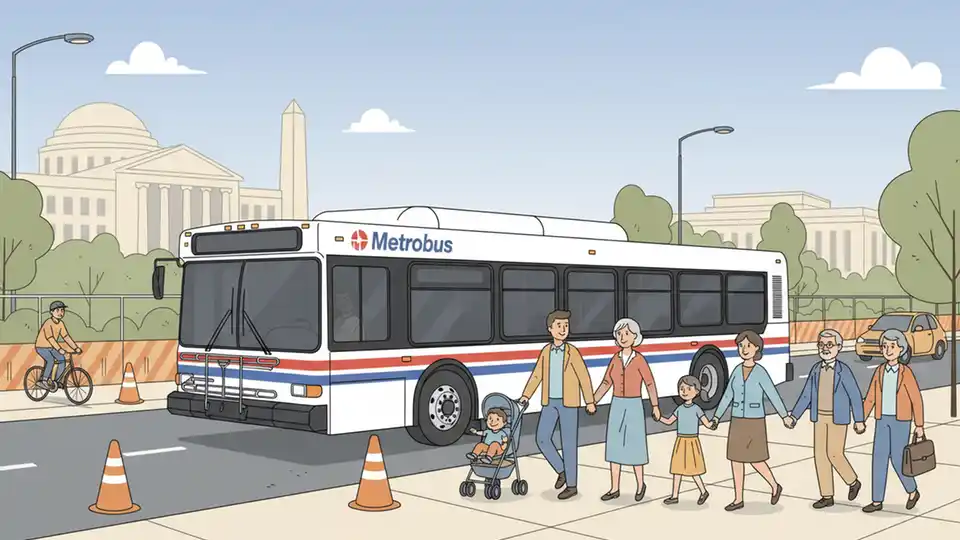 WMATA C63 Detours for Franklin Street Work