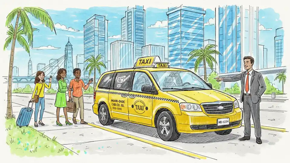 Miami-Dade Taxi Licenses Issued Via Lottery