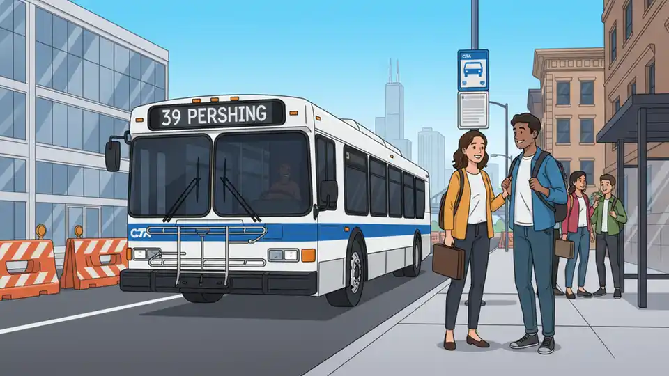 CTA Adjusts Route 39 Stop for Construction