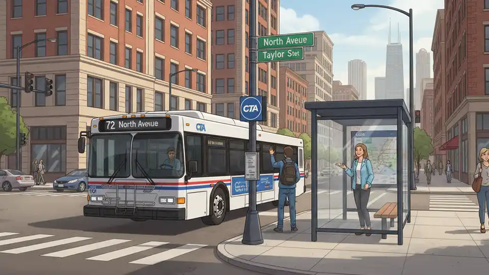 CTA Adjusts Route 72 Stop for Operations