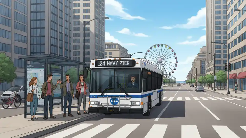 Chicago Route 124 Reroutes for Canal Street Work