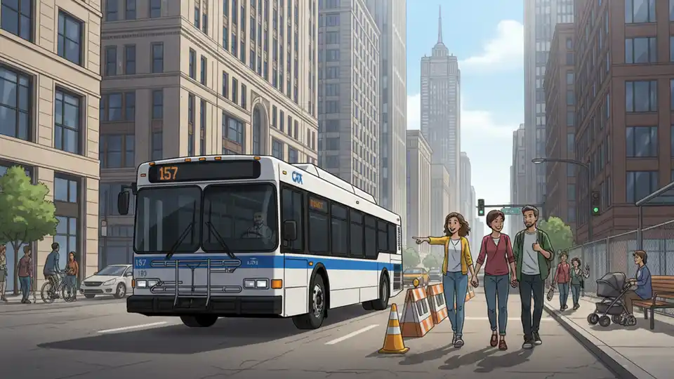 CTA Reroutes Route 157 for Canal Street Work