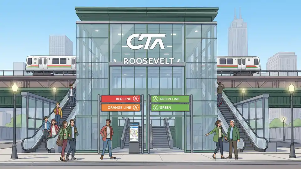CTA Roosevelt Elevator Out, Repairs Underway